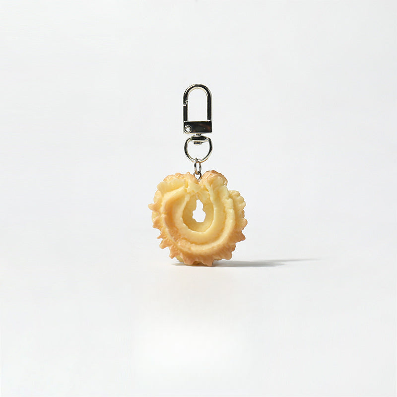Simulation Series Cookie Keychain Cute Backpack Pendant Personalized Daily Car Pendant Versatile Hanging Ornament
