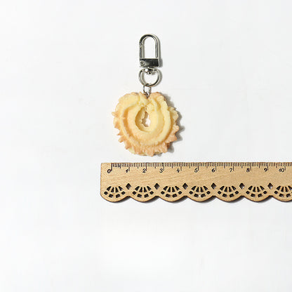 Simulation Series Cookie Keychain Cute Backpack Pendant Personalized Daily Car Pendant Versatile Hanging Ornament
