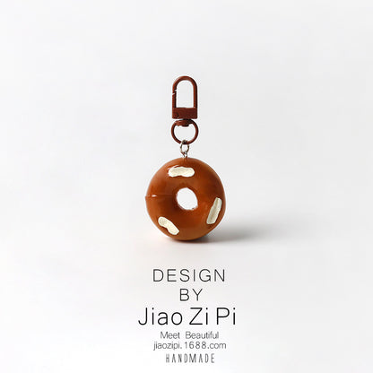 Personalized Imitation French Style Bag Pendant Keychain Simple Backpack Hanging Accessory Cute Fun Decoration