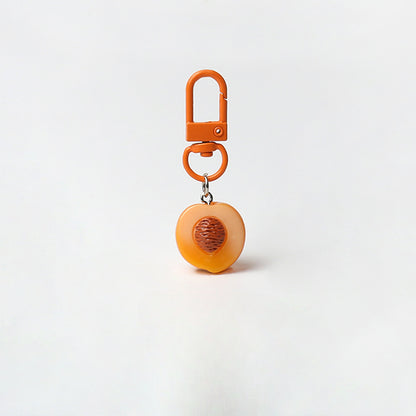 Creative Super Realistic Fruit Keychain Personality Cute Pendant Versatile Simple Bag Charm Fun Accessory