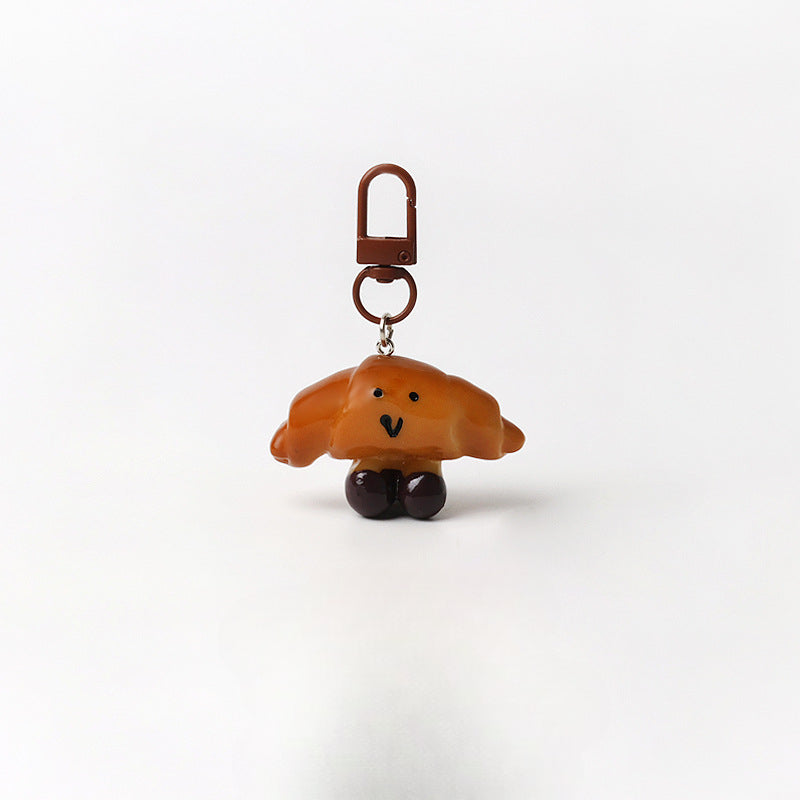 Personalized Imitation French Style Bag Pendant Keychain Simple Backpack Hanging Accessory Cute Fun Decoration
