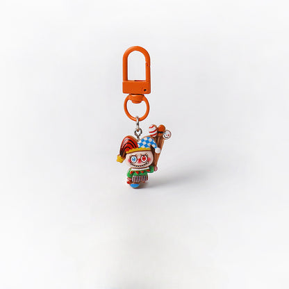 Cartoon Cute Exquisite Outfit Labubu Keychain Pendant Daily Versatile Adorable Accessory Small Bag Charm