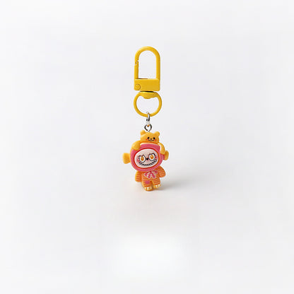 Cartoon Cute Exquisite Outfit Labubu Keychain Pendant Daily Versatile Adorable Accessory Small Bag Charm