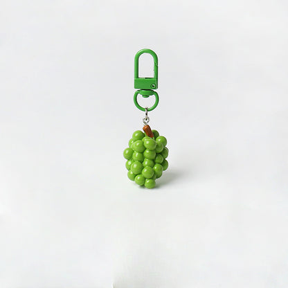 Creative Super Realistic Fruit Keychain Personality Cute Pendant Versatile Simple Bag Charm Fun Accessory