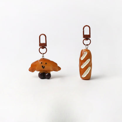 Personalized Imitation French Style Bag Pendant Keychain Simple Backpack Hanging Accessory Cute Fun Decoration