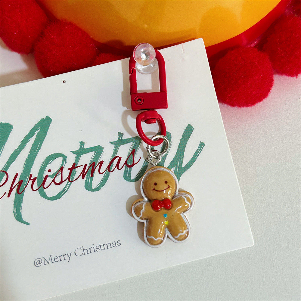 Christmas New Gift Cartoon Cute Keychain Pendant Santa Claus Backpack Decoration